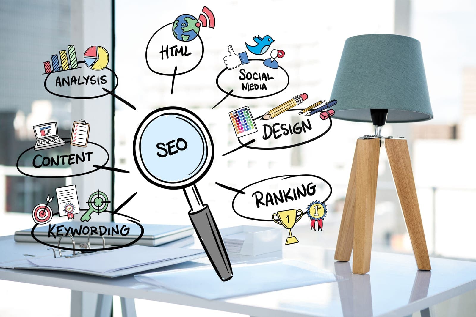 SEO and Google ranking analytics for a construction business