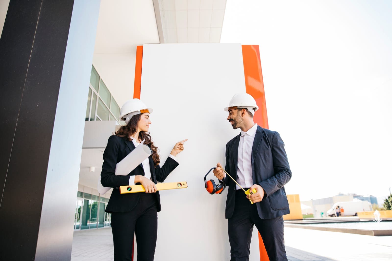 Australian builder comparing construction management software and a marketing dashboard